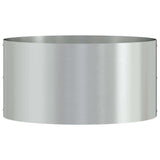 Garden Planters 5 pcs Silver 40 x 40 x 20 cm Galvanised steel