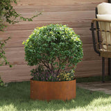 Garden Planter Brown 40 x 40 x 20 cm Corten steel