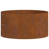 Garden Planter Brown 40 x 40 x 20 cm Corten steel