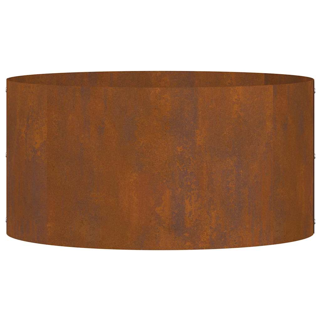 Garden Planter Brown 40 x 40 x 20 cm Corten steel