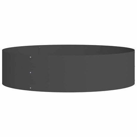 Garden Planter Black 80 x 80 x 20 cm Steel
