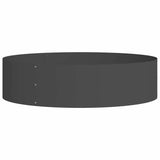 Garden Planters 5 pcs Black 80 x 80 x 20 cm Steel