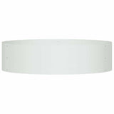 Garden Planter White 80 x 80 x 20 cm Steel