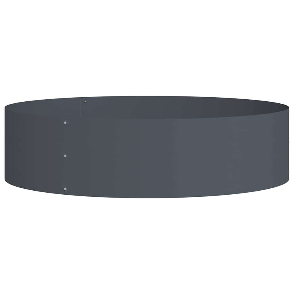 Garden Planters 5 pcs Anthracite 80 x 80 x 20 cm Steel