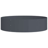 Garden Planters 5 pcs Anthracite 80 x 80 x 20 cm Steel