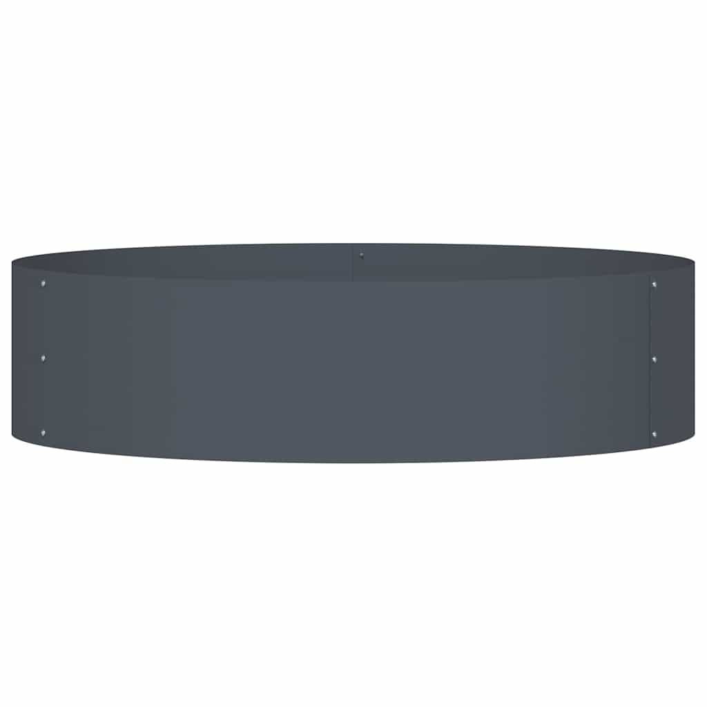 Garden Planters 5 pcs Anthracite 80 x 80 x 20 cm Steel