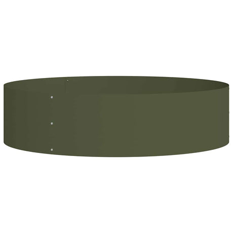 Planter Ring Olive Green 80 x 80 x 20 cm Cold-rolled Steel