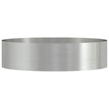Garden 5 pcs Silver 80 x 80 x 20 cm Stainless steel