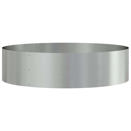 Garden Planter Silver 80 x 80 x 20 cm Galvanised steel