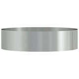 Garden Planters 5 pcs Silver 80 x 80 x 20 cm Galvanised steel