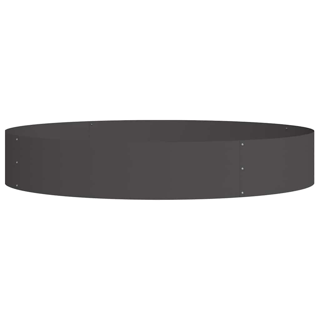 Garden Planter Black 120 x 120 x 20 cm Steel