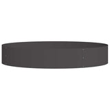 Garden Planter Black 120 x 120 x 20 cm Steel