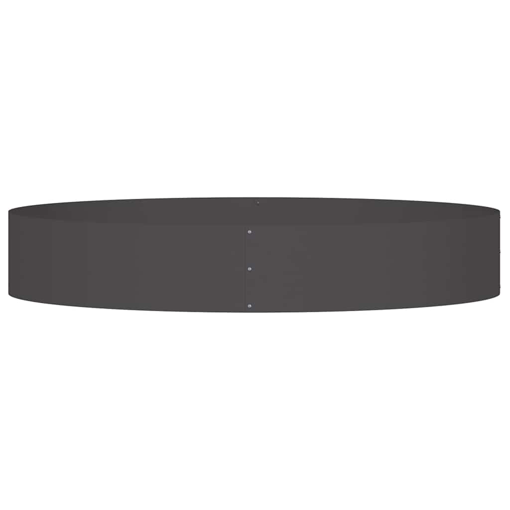 Garden Planter Black 120 x 120 x 20 cm Steel
