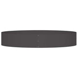 Garden Planter Black 120 x 120 x 20 cm Steel