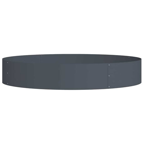 Garden Planter Anthracite 120 x 120 x 20 cm Steel