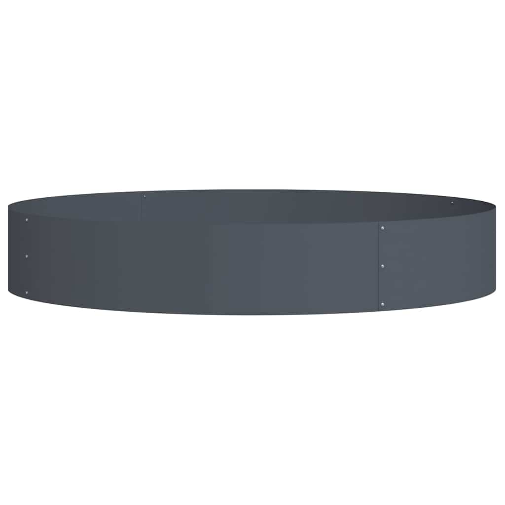 Garden Planters 5 pcs Anthracite 120 x 120 x 20 cm Steel