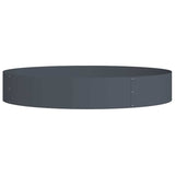 Garden Planters 5 pcs Anthracite 120 x 120 x 20 cm Steel