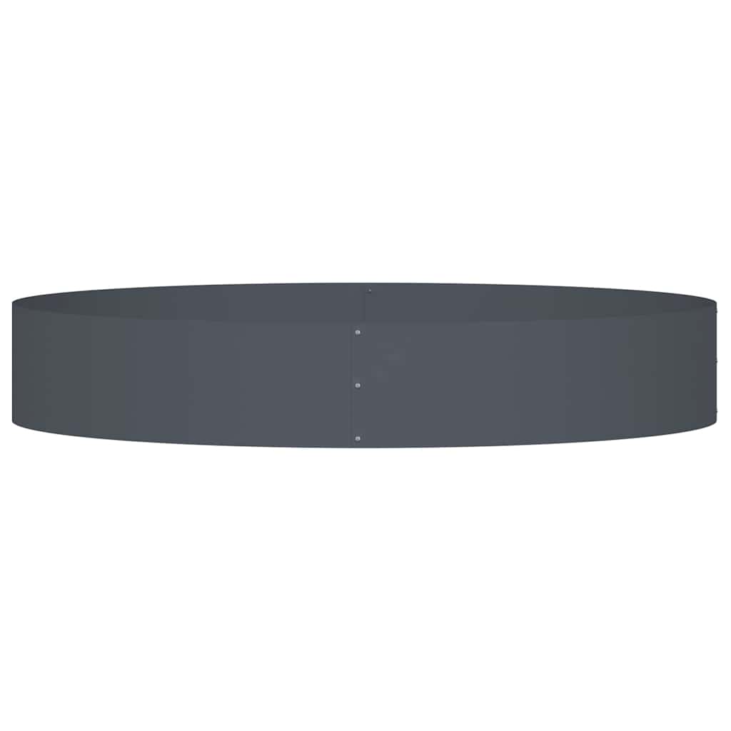 Garden Planters 5 pcs Anthracite 120 x 120 x 20 cm Steel
