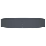 Garden Planters 5 pcs Anthracite 120 x 120 x 20 cm Steel