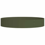 Garden Planters 5 pcs Olive green 120 x 120 x 20 cm Steel