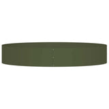 Garden Planters 5 pcs Olive green 120 x 120 x 20 cm Steel