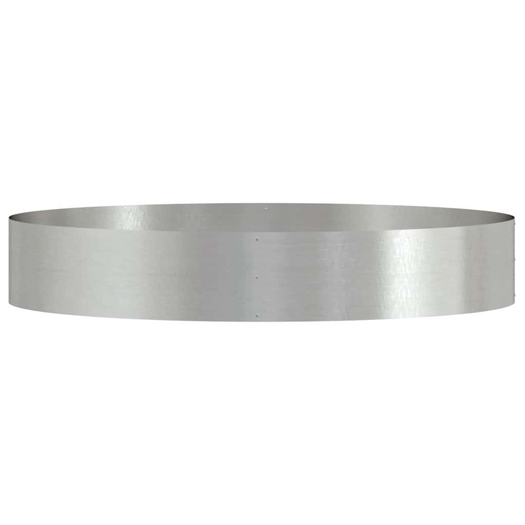 Garden Planter Silver 120 x 120 x 20 cm Stainless steel
