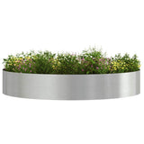 Garden Planter Silver 120 x 120 x 20 cm Stainless steel