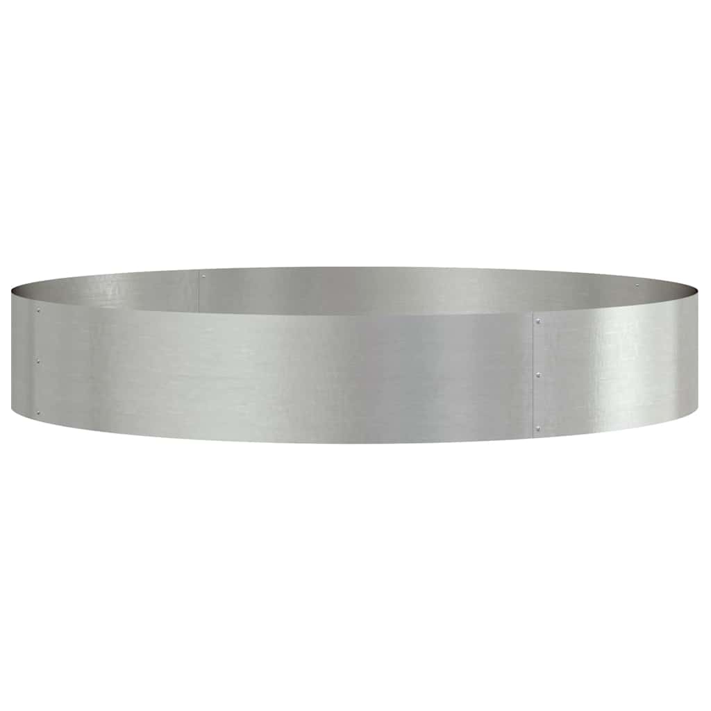 Garden Planters 5 pcs Silver 120 x 120 x 20 cm Stainless steel