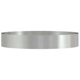 Garden Planters 5 pcs Silver 120 x 120 x 20 cm Stainless steel