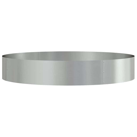 Garden Planter Silver 120 x 120 x 20 cm Galvanised steel