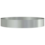 Garden Planters 5 pcs Silver 120 x 120 x 20 cm Galvanised steel