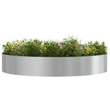 Garden Planters 5 pcs Silver 120 x 120 x 20 cm Galvanised steel