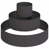 Garden Planter Black 90 x 90 x 20 cm Steel