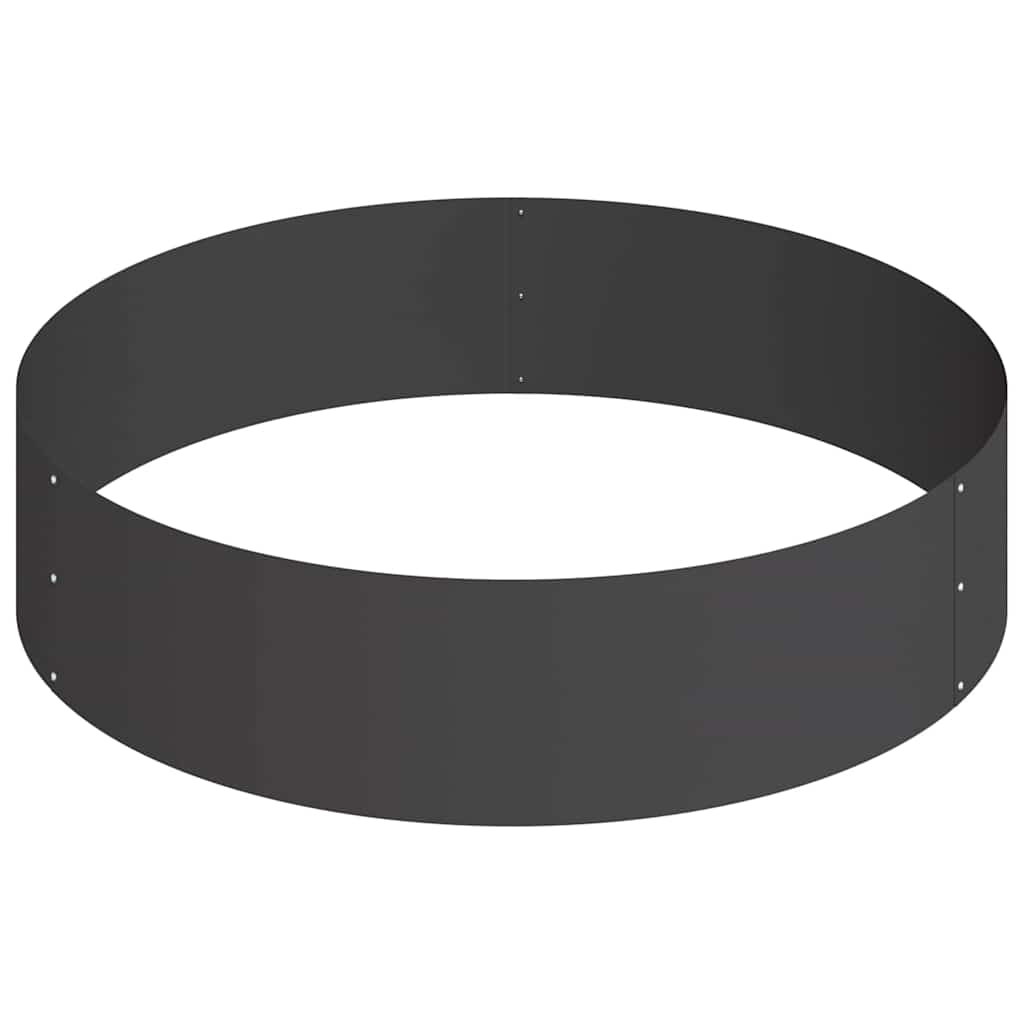 Garden Planter Black 90 x 90 x 20 cm Steel