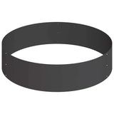 Garden Planter Black 90 x 90 x 20 cm Steel