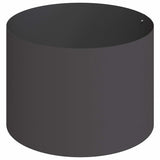 Garden Planter Black 90 x 90 x 20 cm Steel
