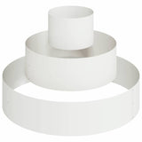 Garden Planter White 90 x 90 x 20 cm Steel