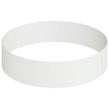 Garden Planter White 90 x 90 x 20 cm Steel