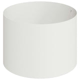 Garden Planter White 90 x 90 x 20 cm Steel