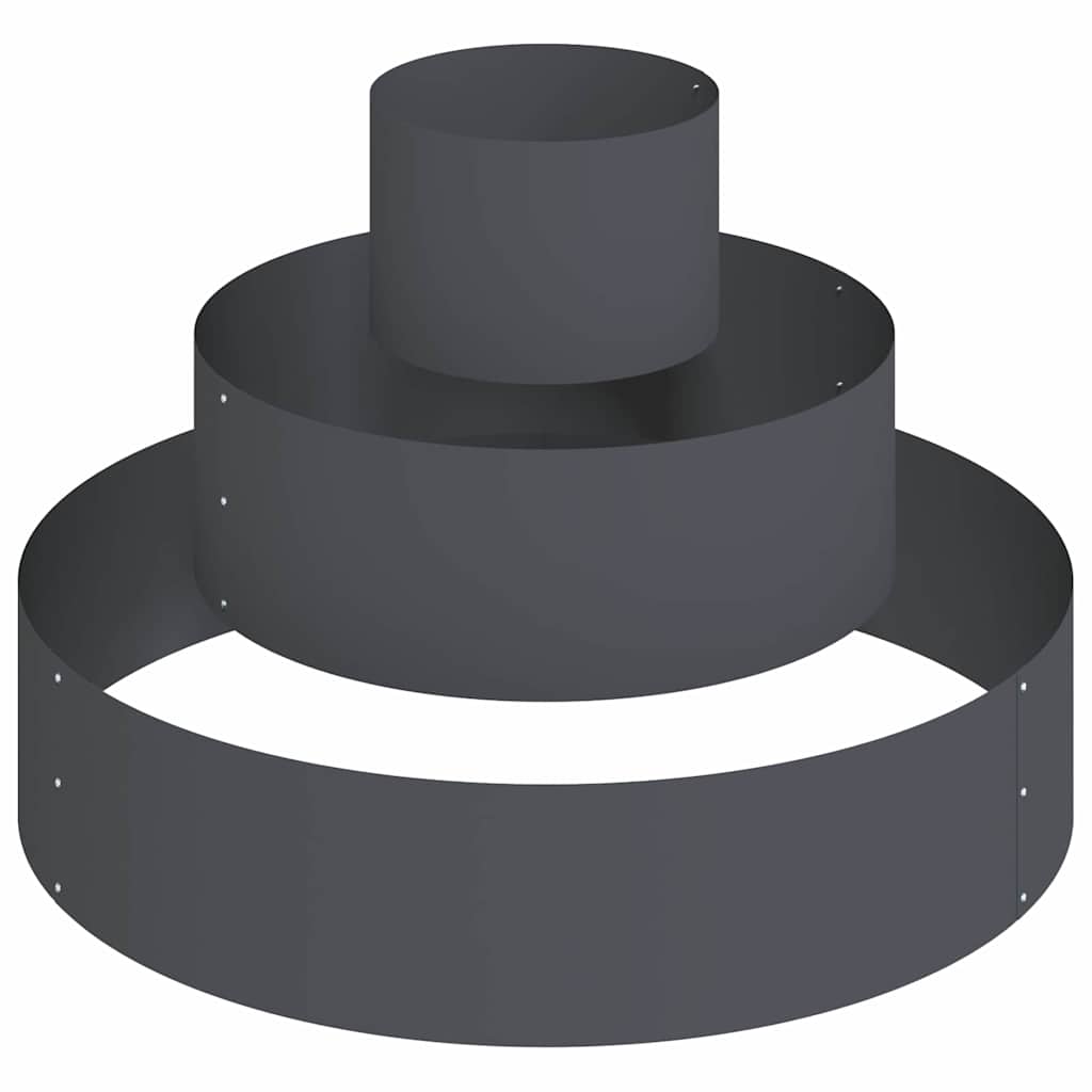 Garden Planter Anthracite 90 x 90 x 20 cm Steel