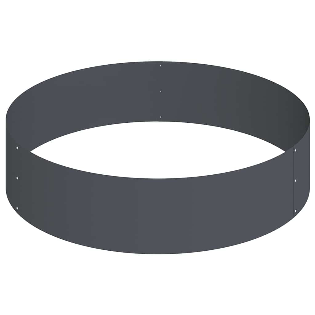 Garden Planter Anthracite 90 x 90 x 20 cm Steel