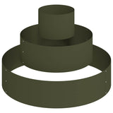 Garden Planter Olive green 90 x 90 x 20 cm Steel