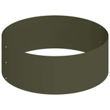 Garden Planter Olive green 90 x 90 x 20 cm Steel