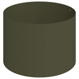 Garden Planter Olive green 90 x 90 x 20 cm Steel