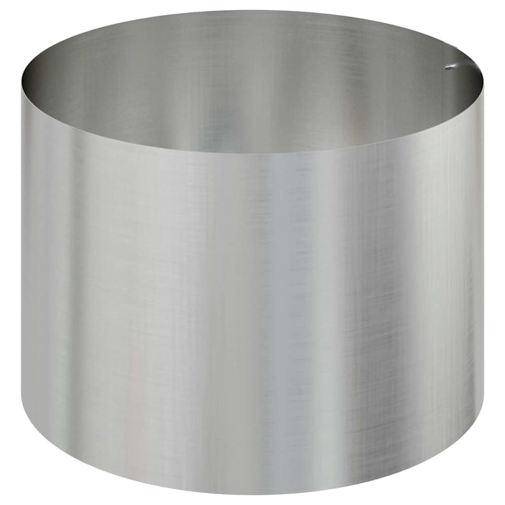Garden Planter Silver 90 x 90 x 20 cm Galvanised steel