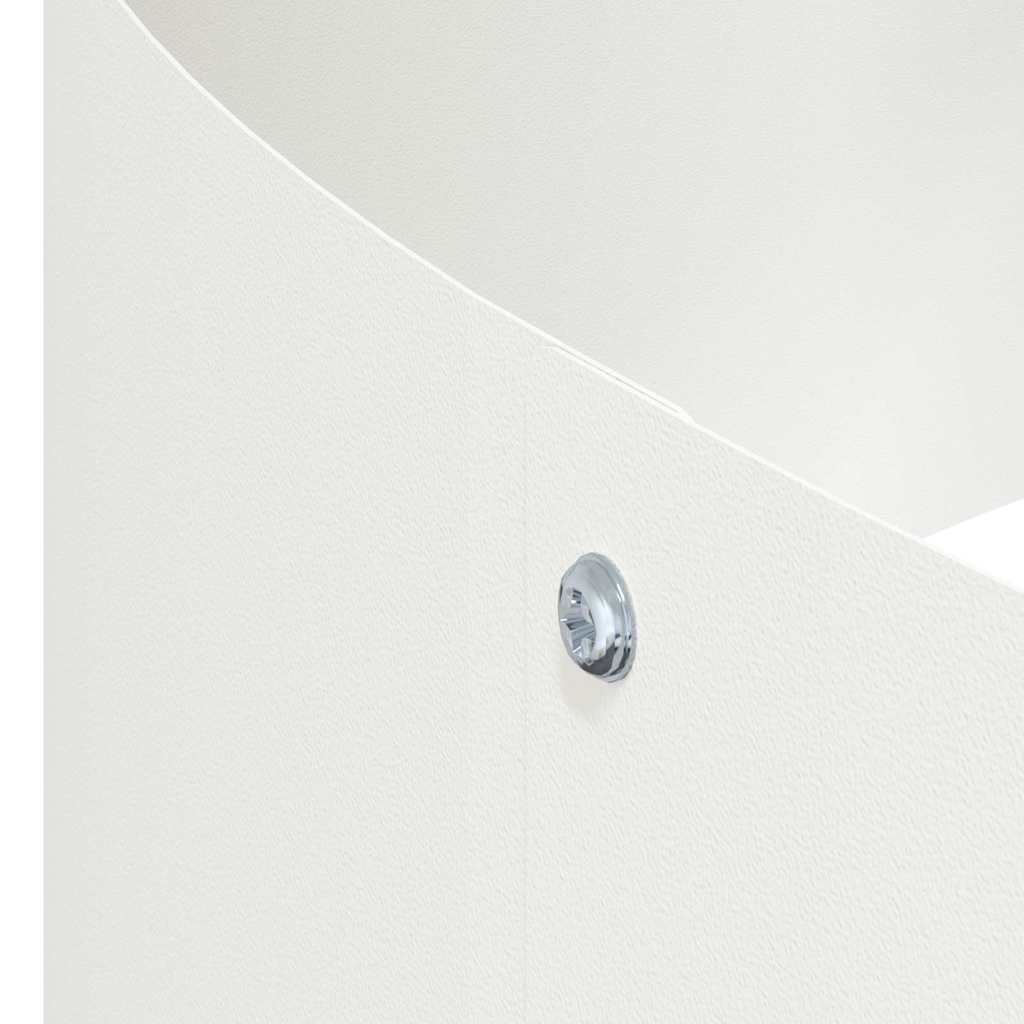 Garden Planter White 120 x 120 x 20 cm Steel