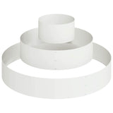 Garden Planter White 120 x 120 x 20 cm Steel