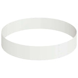 Garden Planter White 120 x 120 x 20 cm Steel