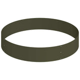 Garden Planter Olive green 120 x 120 x 20 cm Steel