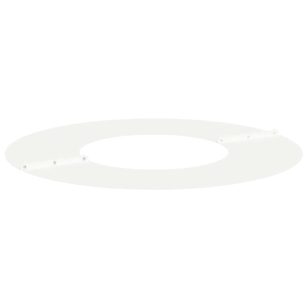 Flat Tree Ring White Ø30 / 60 cm Steel
